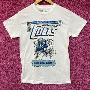 Junk Food X Marvel The Avengers Indianapolis Colts For the Shoe T-Shirt Small